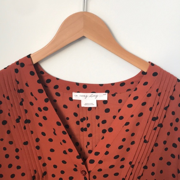 EUC polka dot midi dress - Picture 2 of 3